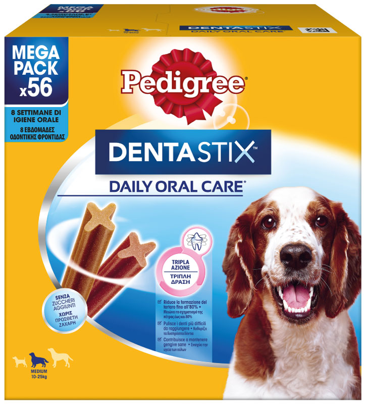 Pedigree - Dentastix Medium - 56 pezzi Pedigree - Dentastix Medium - 56 pezzi